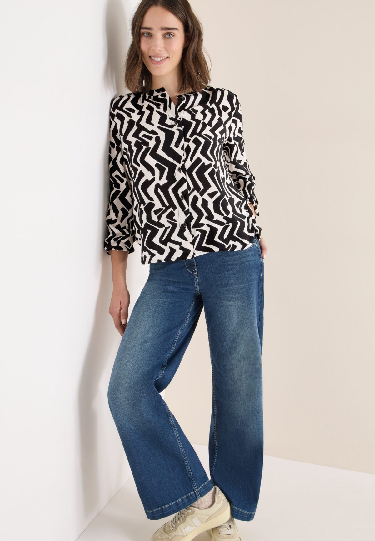 CECIL 2 Color Printed Blouse – Bild 2
