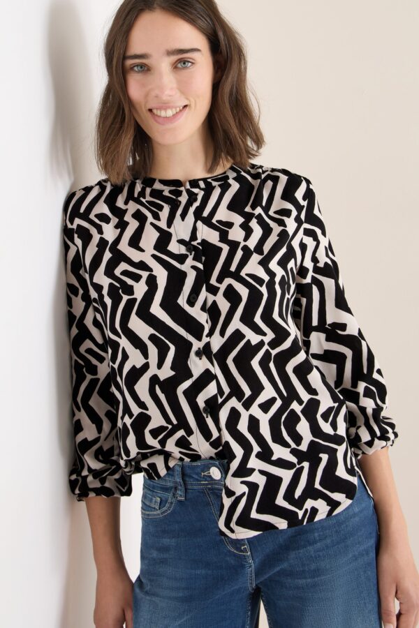 CECIL 2 Color Printed Blouse – Bild 6