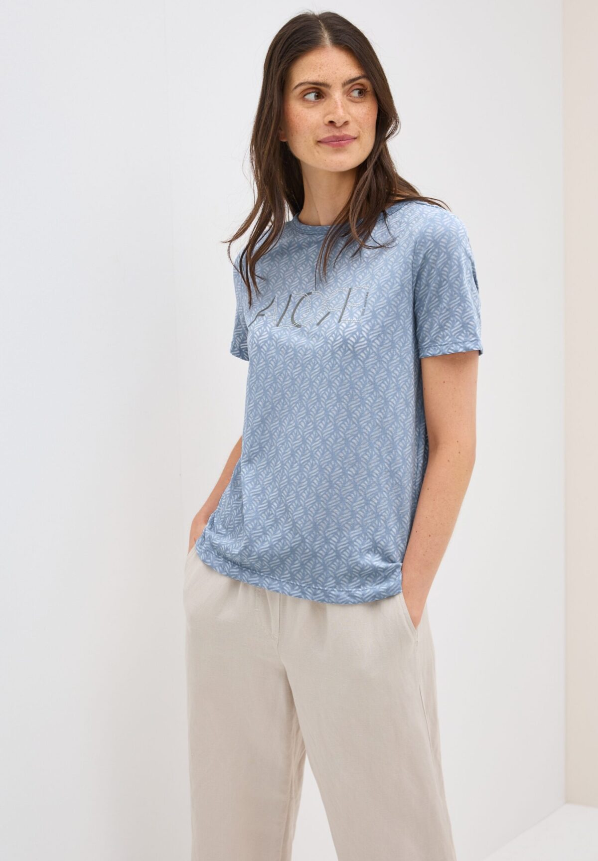 CECIL Adore FP Burnout T-Shirt – Bild 3