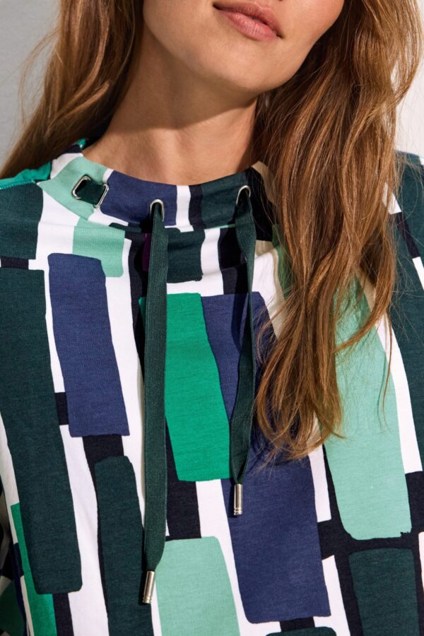 CECIL Big Print Funnel Neck Shirt – Bild 4