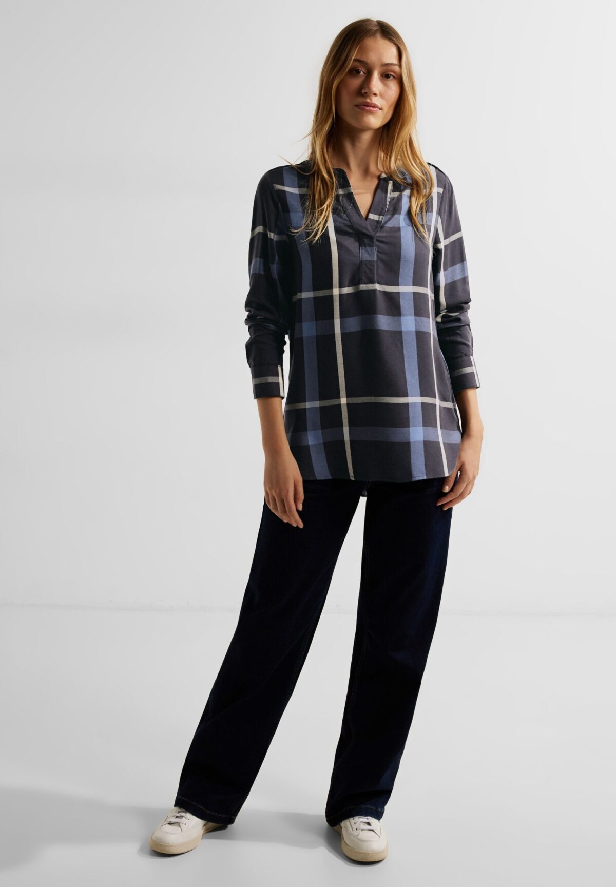 CECIL Check Long Blouse – Bild 2