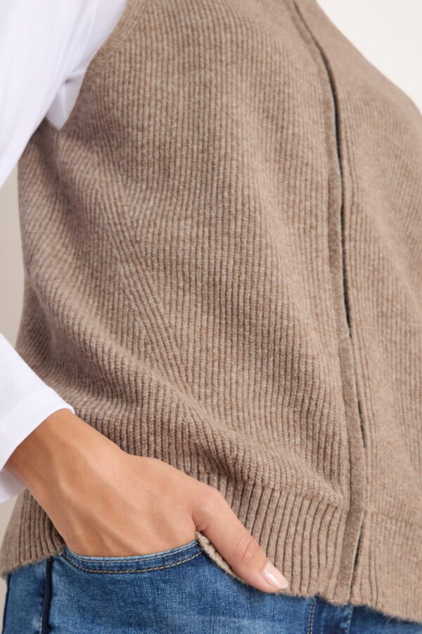 CECIL Cosy rib mix Vest – Bild 3