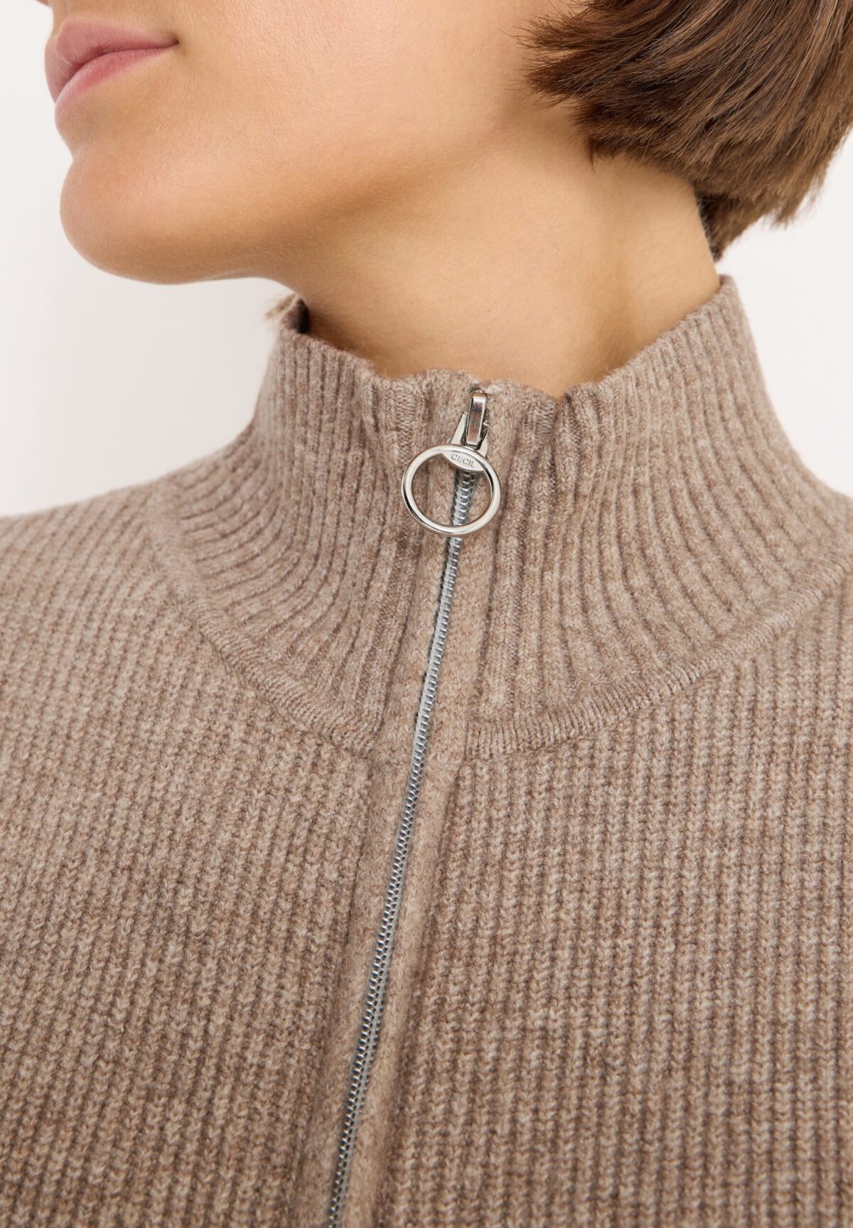 CECIL Cosy rib mix Vest – Bild 4