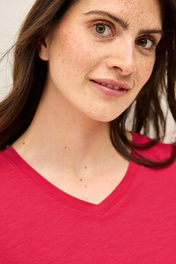 CECIL EXTRA_TOS Basic Solid V-Neck – Bild 4