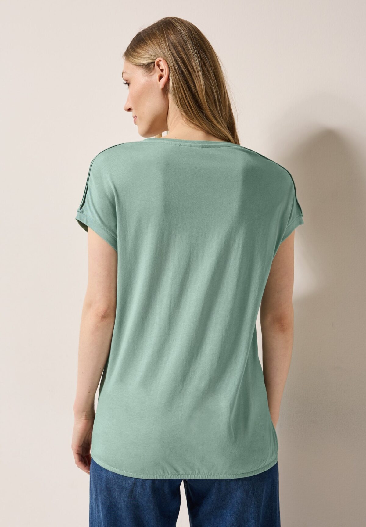 CECIL NOS Solid Deco Shoulder Shirt – Bild 5