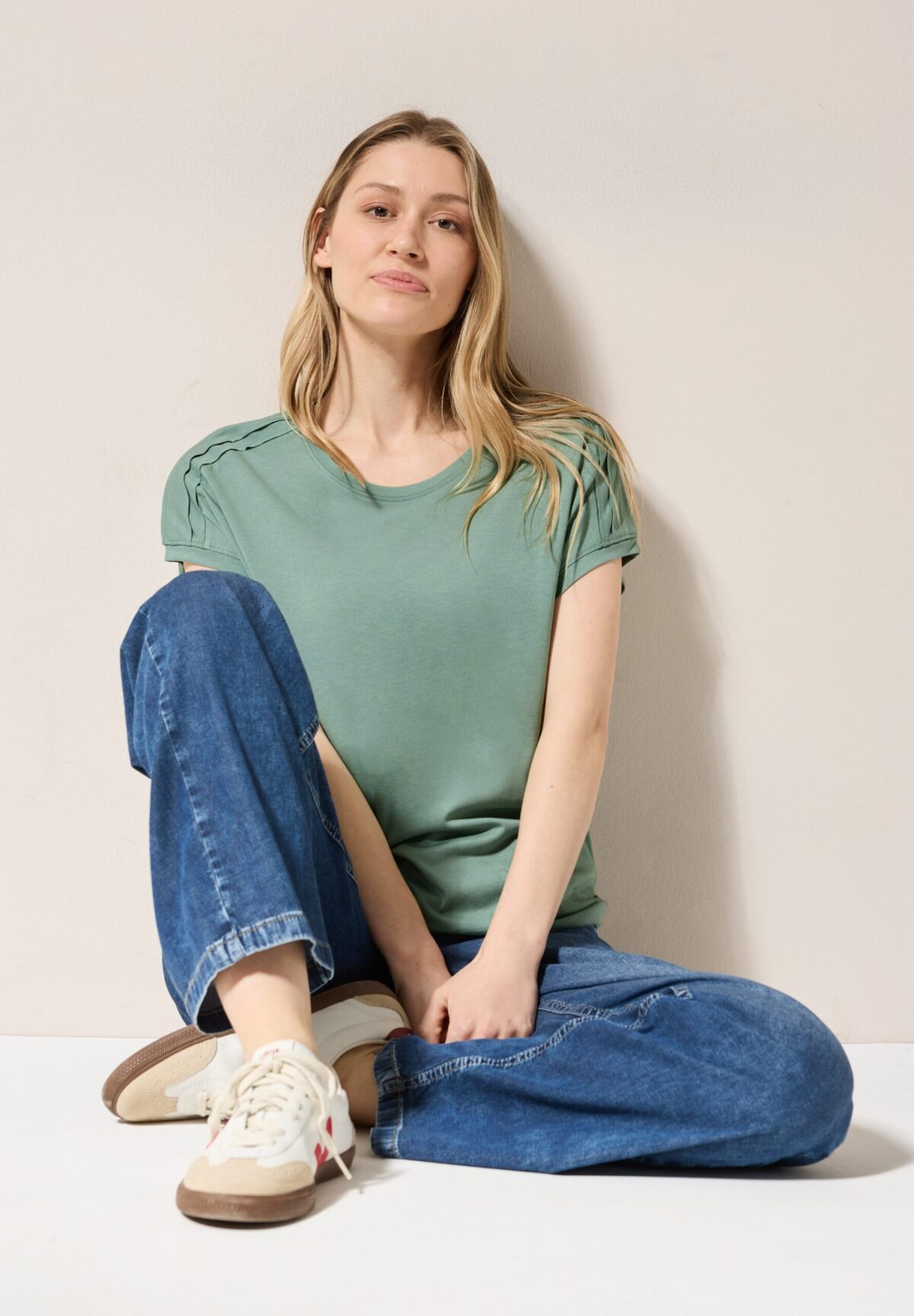 CECIL NOS Solid Deco Shoulder Shirt – Bild 6