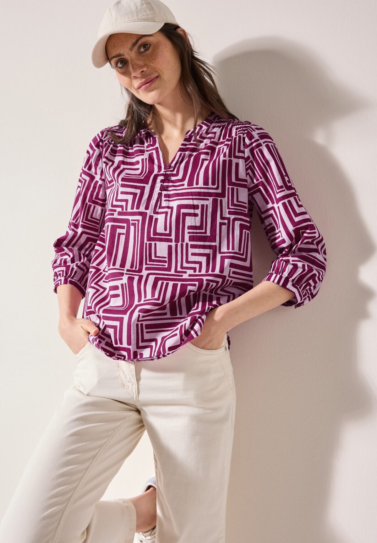 CECIL Printed Light Cotton Blouse – Bild 1