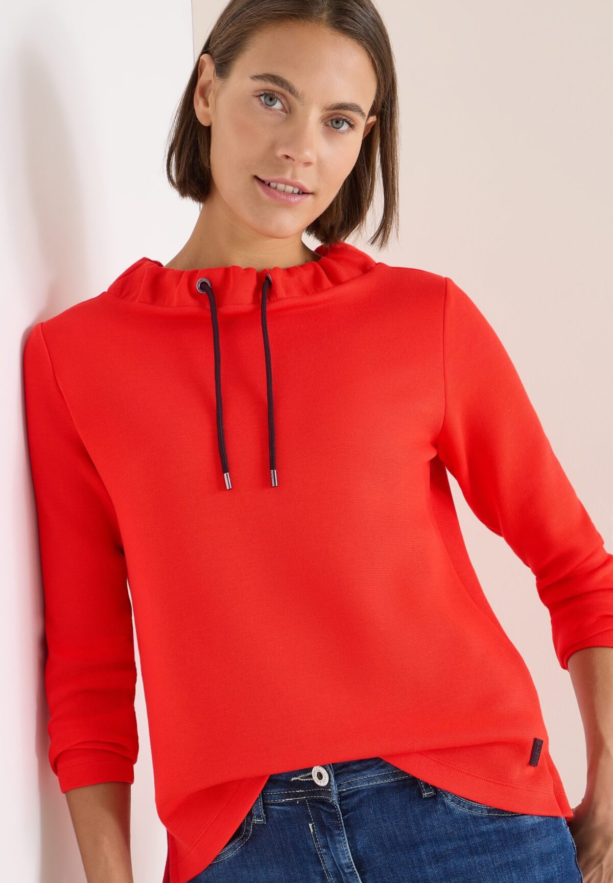 CECIL Soft Piquee Funnel Neck – Bild 3
