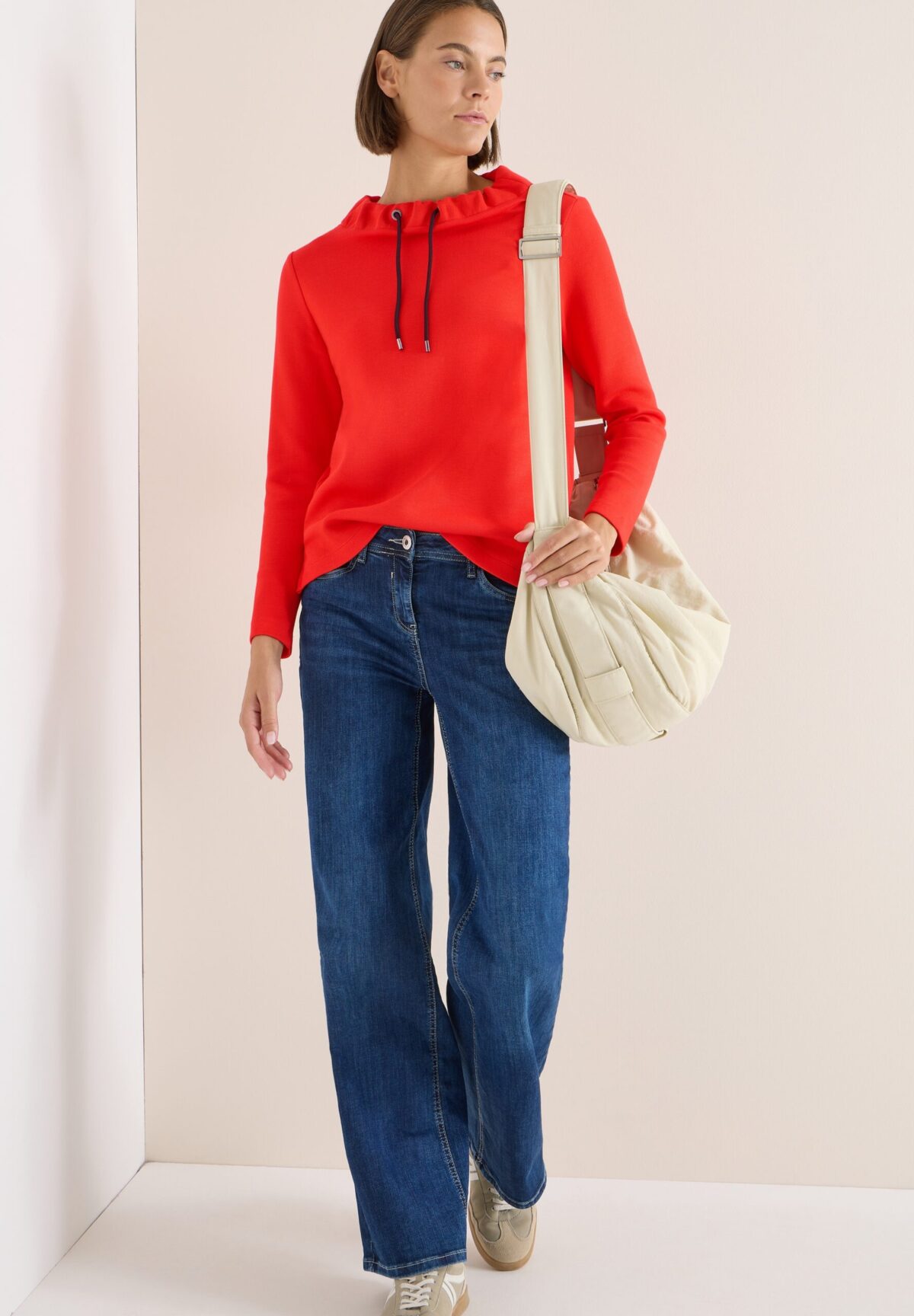 CECIL Soft Piquee Funnel Neck – Bild 5