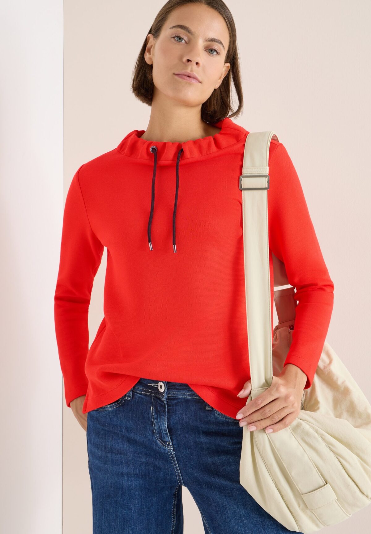 CECIL Soft Piquee Funnel Neck – Bild 7