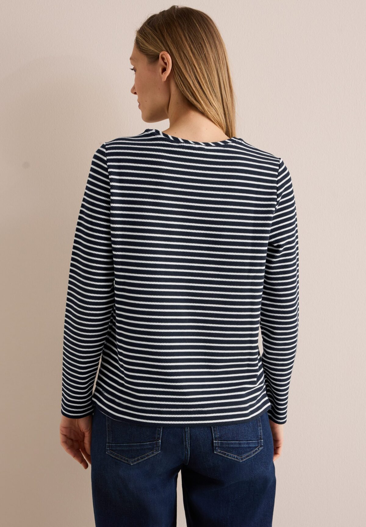 CECIL Striped Structure T-Shirt – Bild 3