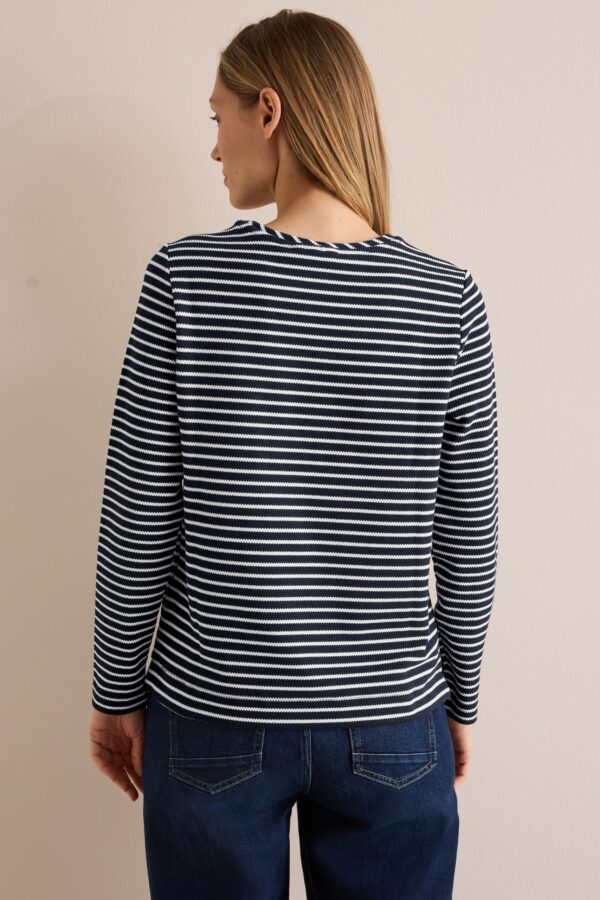 CECIL Striped Structure T-Shirt – Bild 3