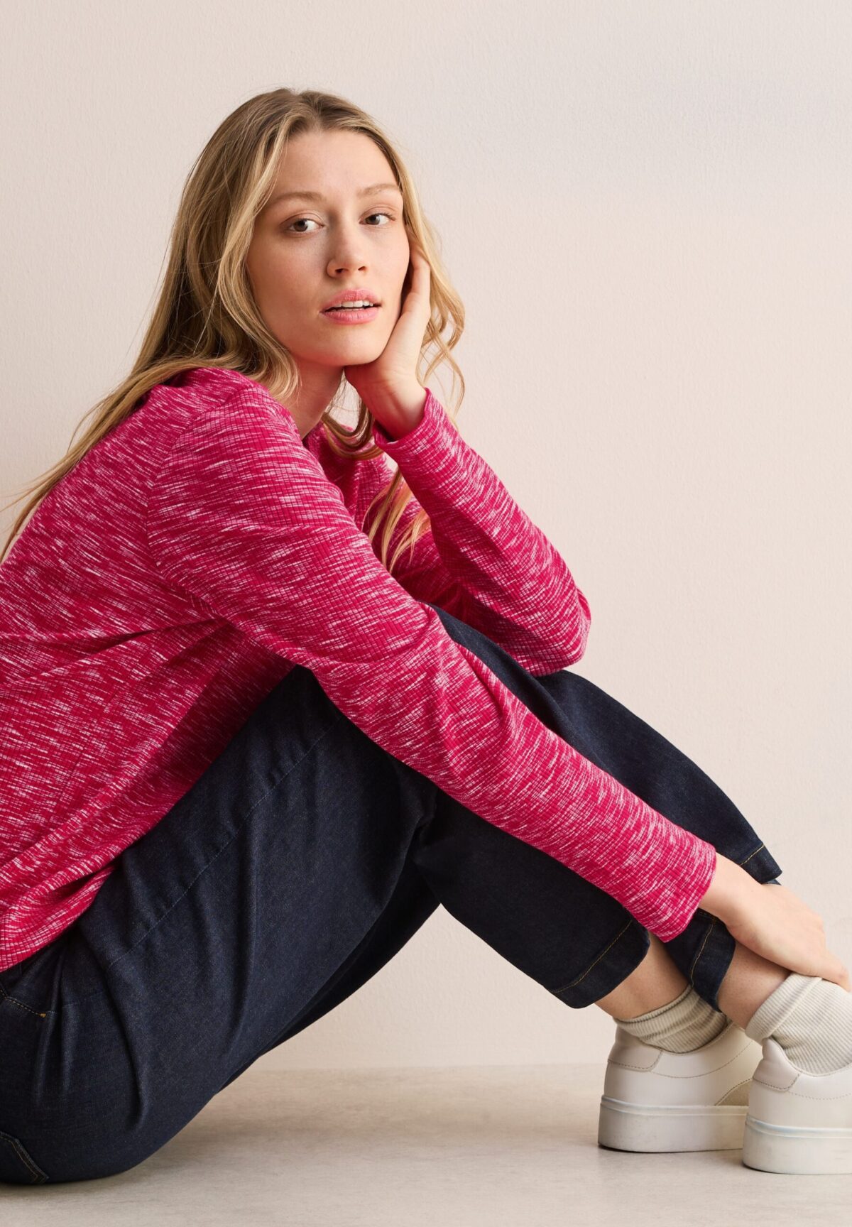 CECIL TOS Melange Rib Tunic – Bild 3