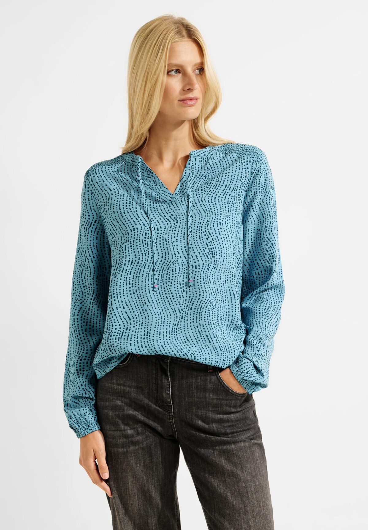 CECIL TOS Printed Smok Blouse – Bild 1