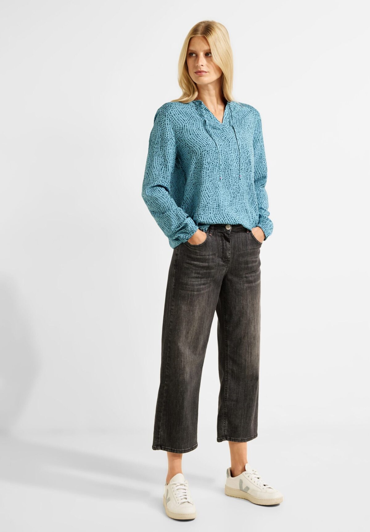 CECIL TOS Printed Smok Blouse – Bild 2