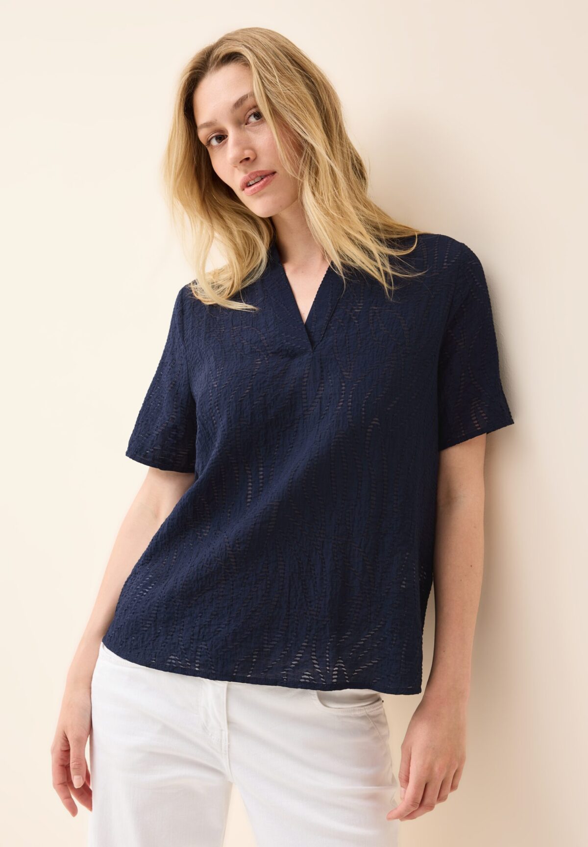 CECIL TOS Shirt Collar Blouse w. Des – Bild 1