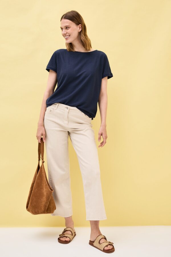 CECIL TOS Solid Structure T-Shirt – Bild 5