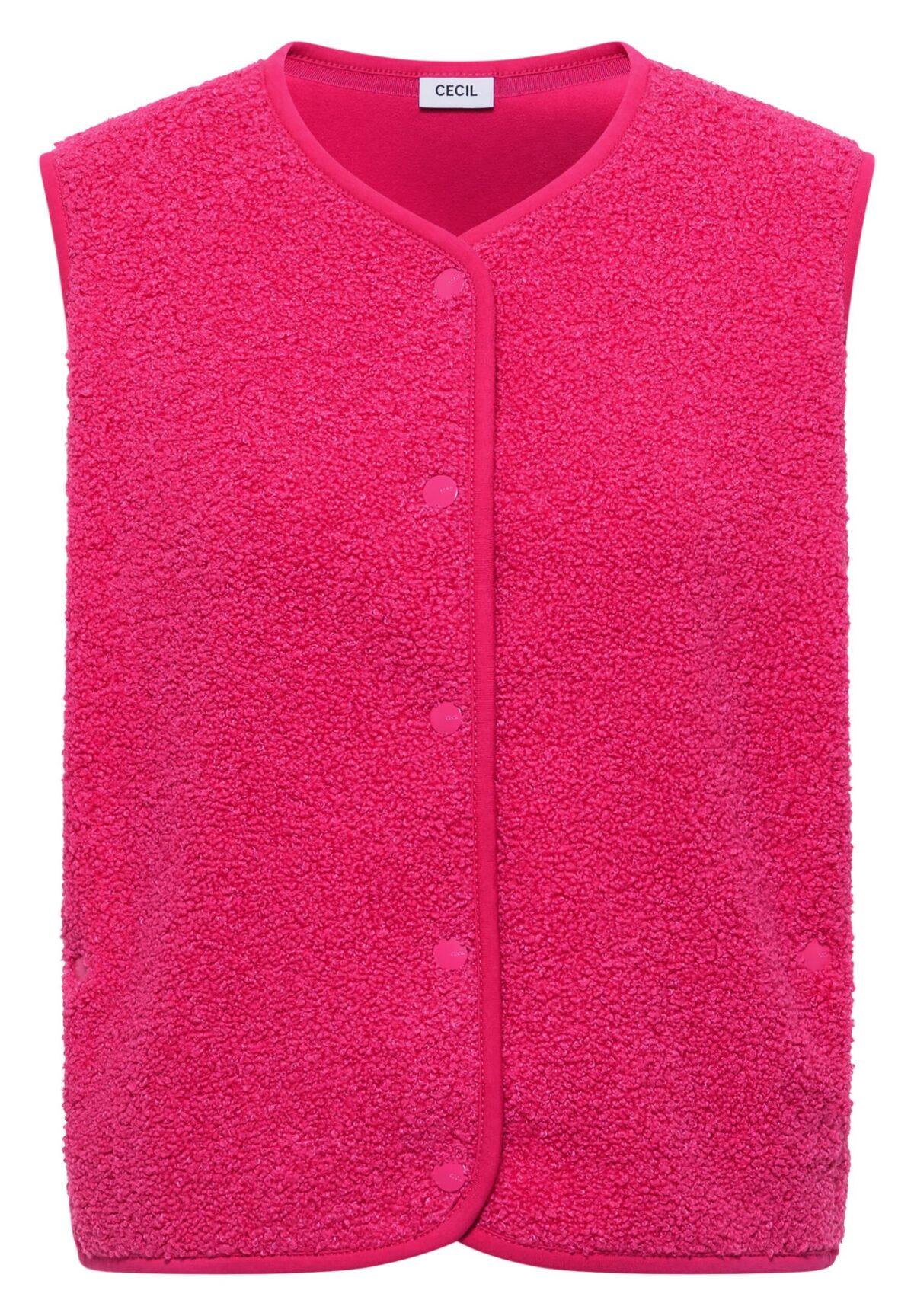 CECIL NOS Curly Fake Wool Vest – Bild 1