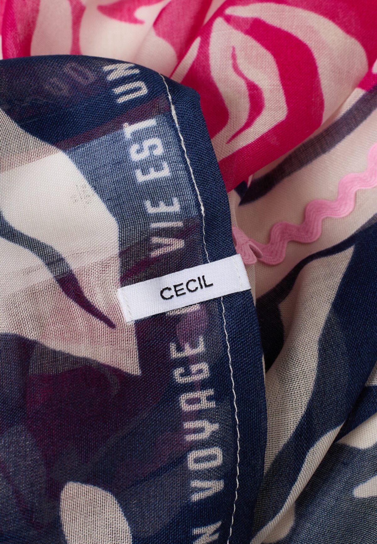 CECIL Print Scarf with Tape Detail – Bild 4