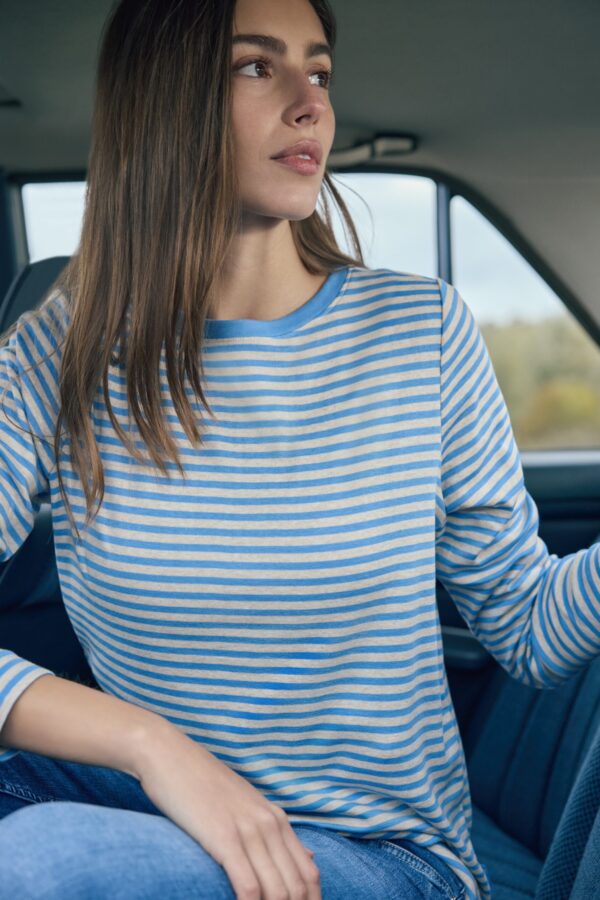 CECIL TOS Basic Melange Stripe T-Shi – Bild 6