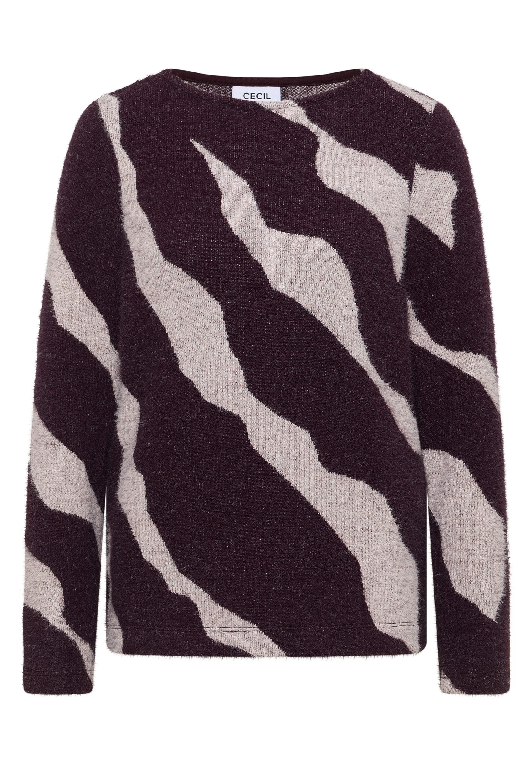 CECIL TOS Big AOP Feather Yarn T-Shi – Bild 1