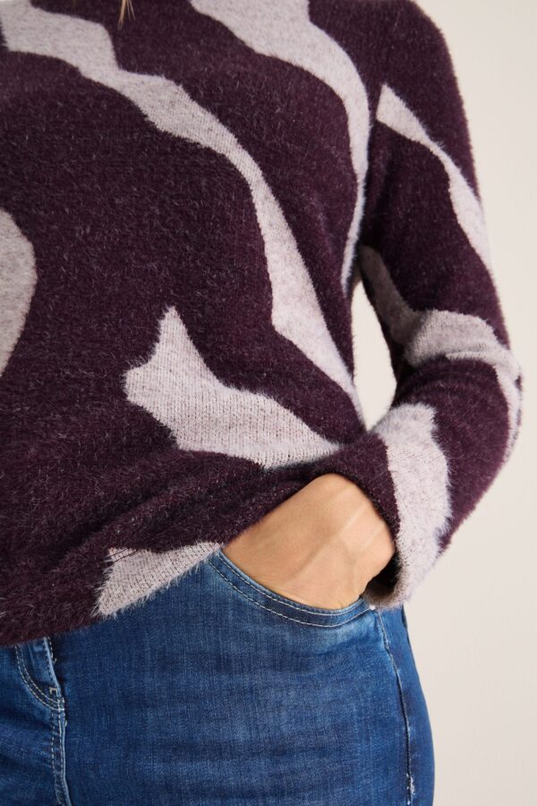 CECIL TOS Big AOP Feather Yarn T-Shi – Bild 7
