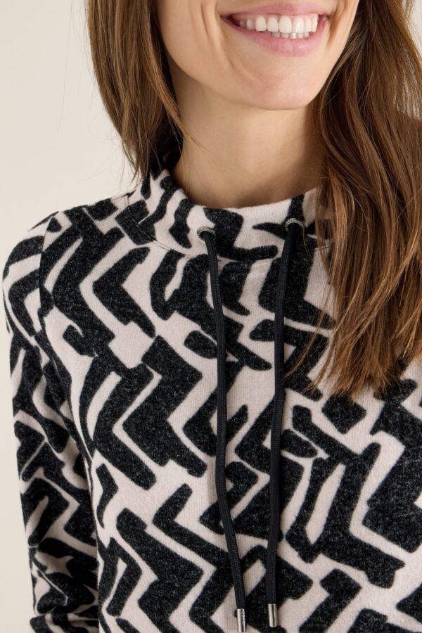 CECIL TOS Cosy AOP Funnel Neck – Bild 3