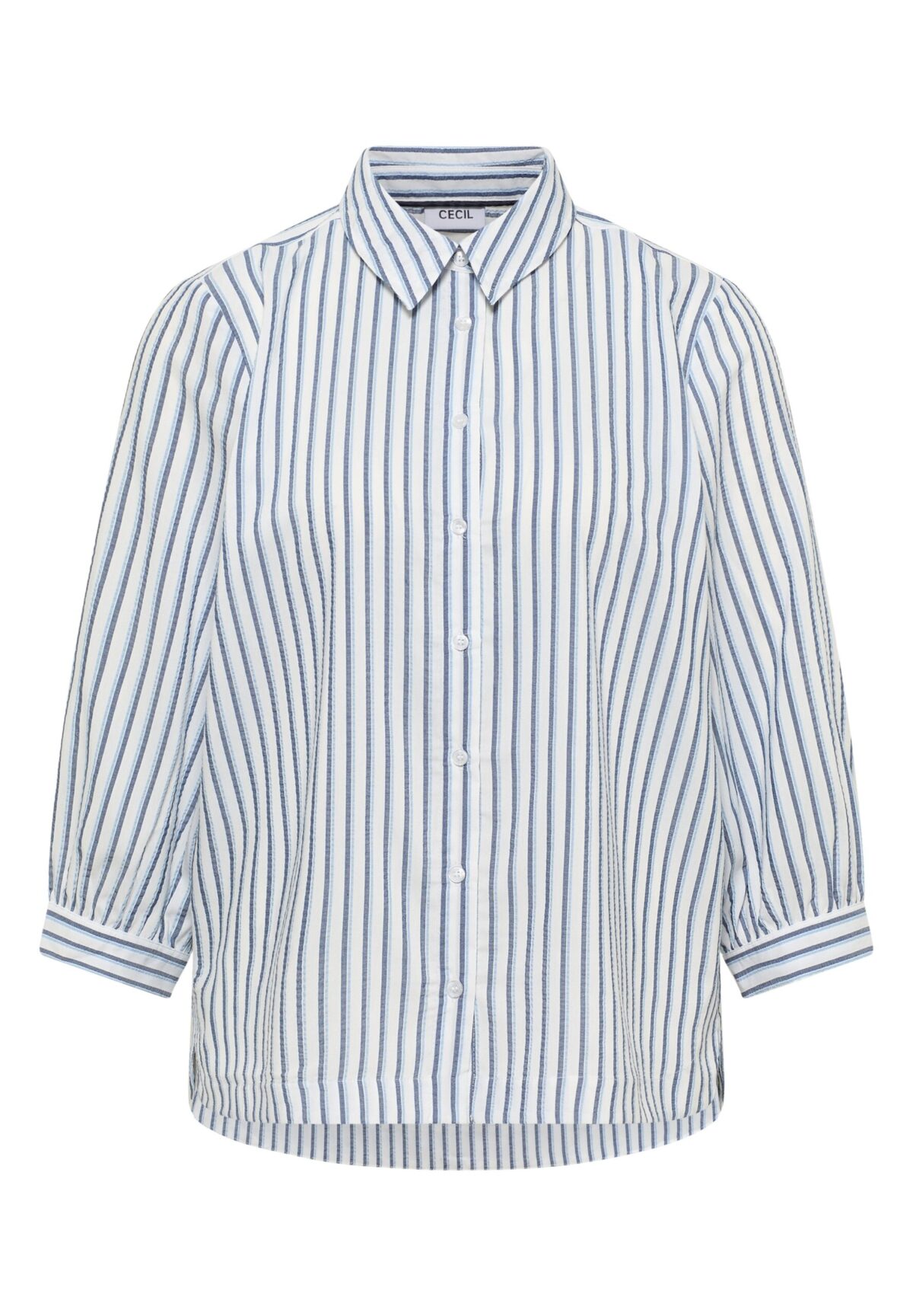 CECIL TOS Seersucker Multistripe Blo – Bild 1