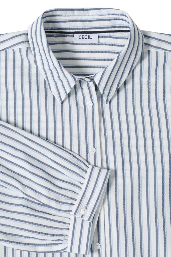 CECIL TOS Seersucker Multistripe Blo – Bild 4