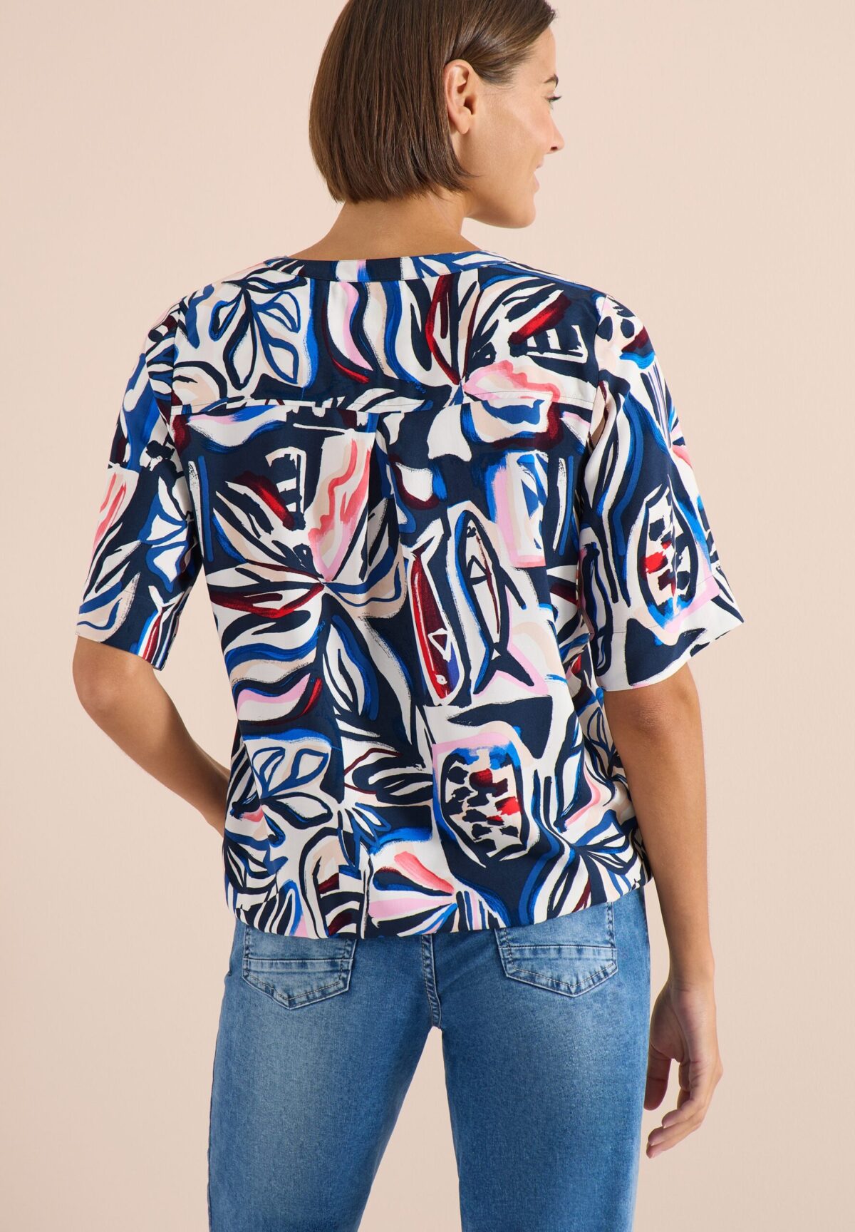 CECIL TOS Splitneck Print Blouse – Bild 3