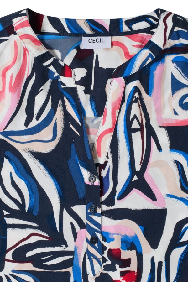 CECIL TOS Splitneck Print Blouse – Bild 4