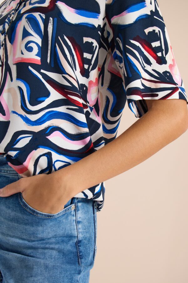CECIL TOS Splitneck Print Blouse – Bild 5