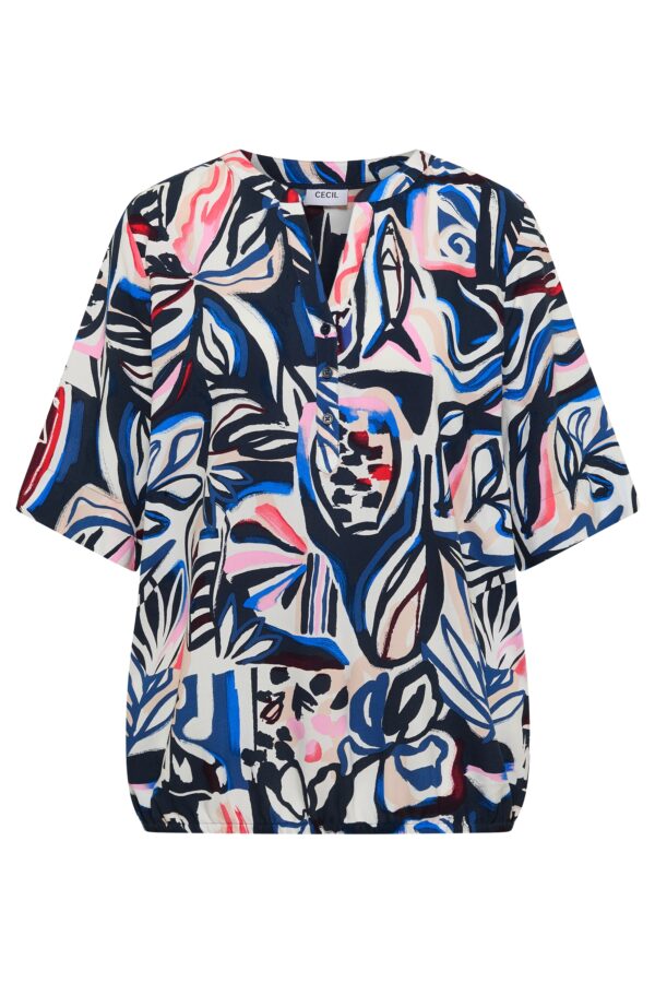 CECIL TOS Splitneck Print Blouse – Bild 6