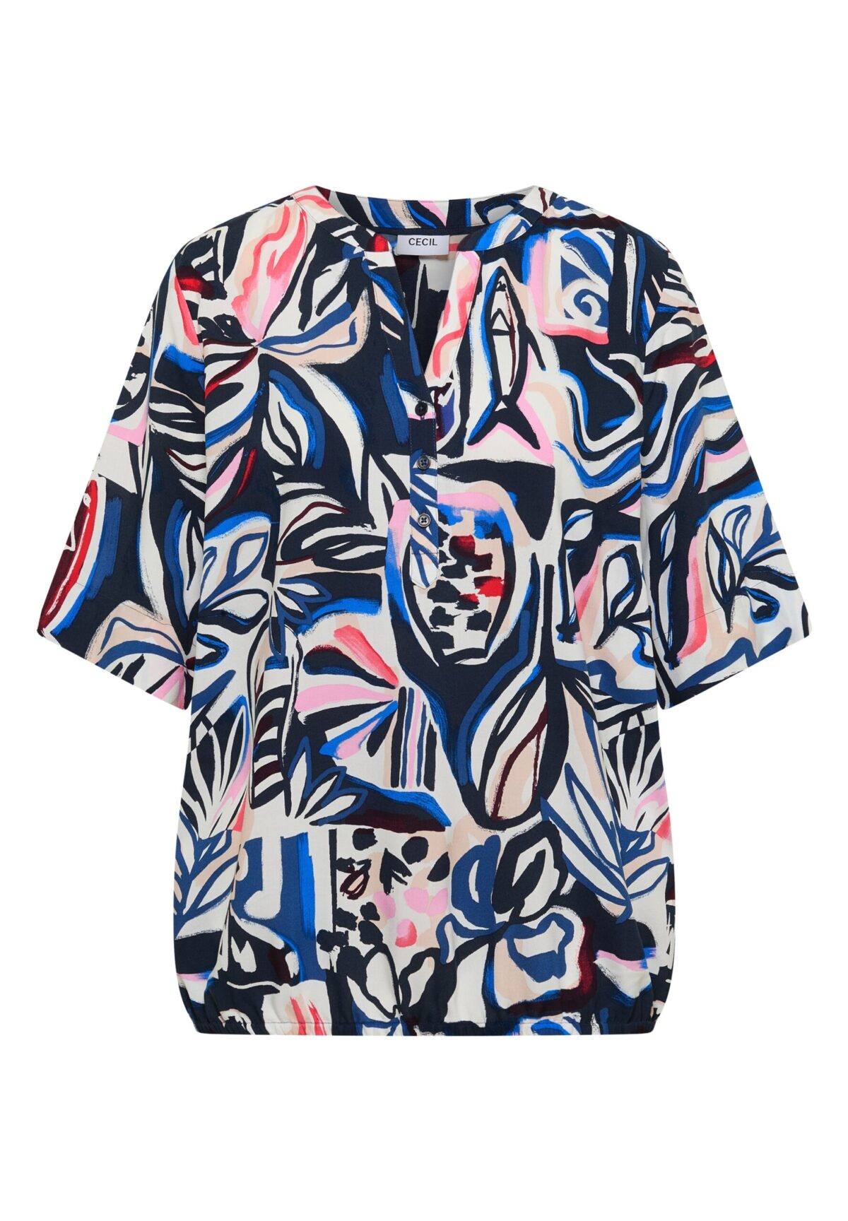CECIL TOS Splitneck Print Blouse – Bild 6