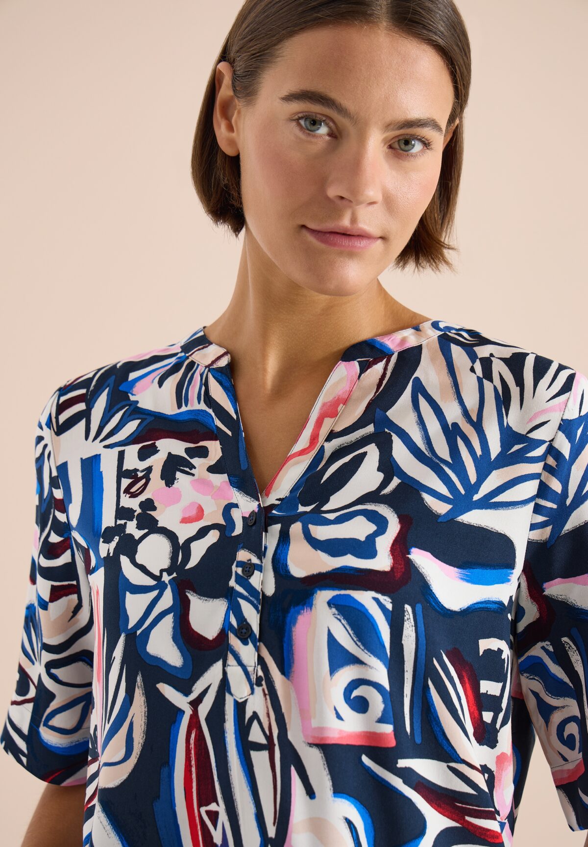 CECIL TOS Splitneck Print Blouse – Bild 7