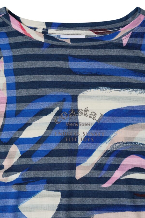 CECIL TOS Striped Burnout FP T-Shirt – Bild 6