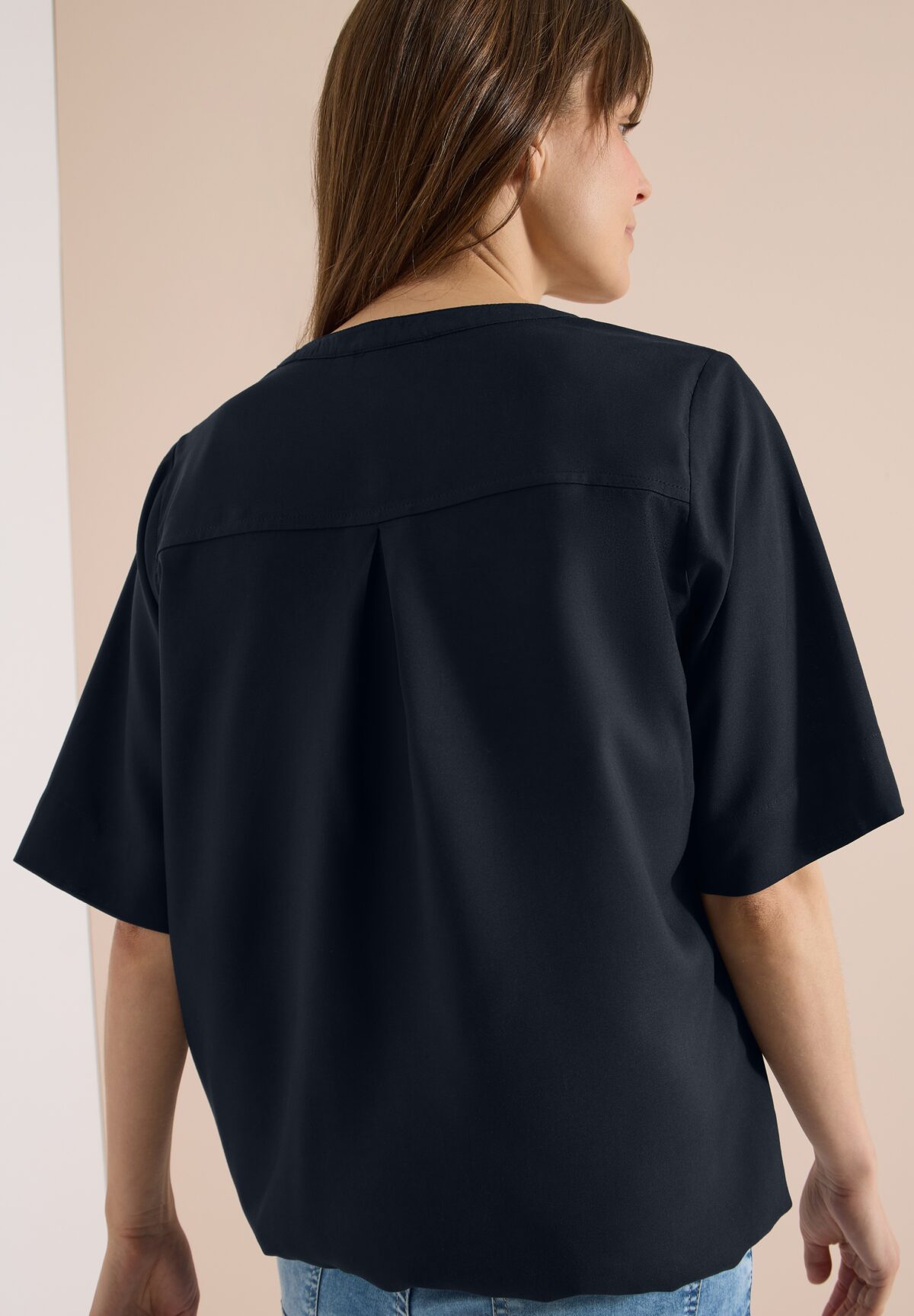 CECIL NOS Solid Splitneck Blouse – Bild 3