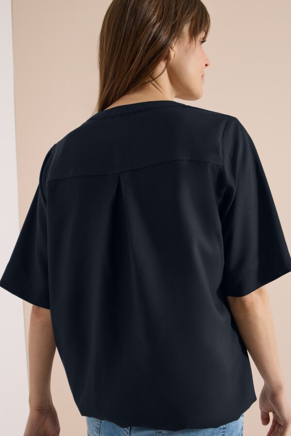 CECIL NOS Solid Splitneck Blouse – Bild 3