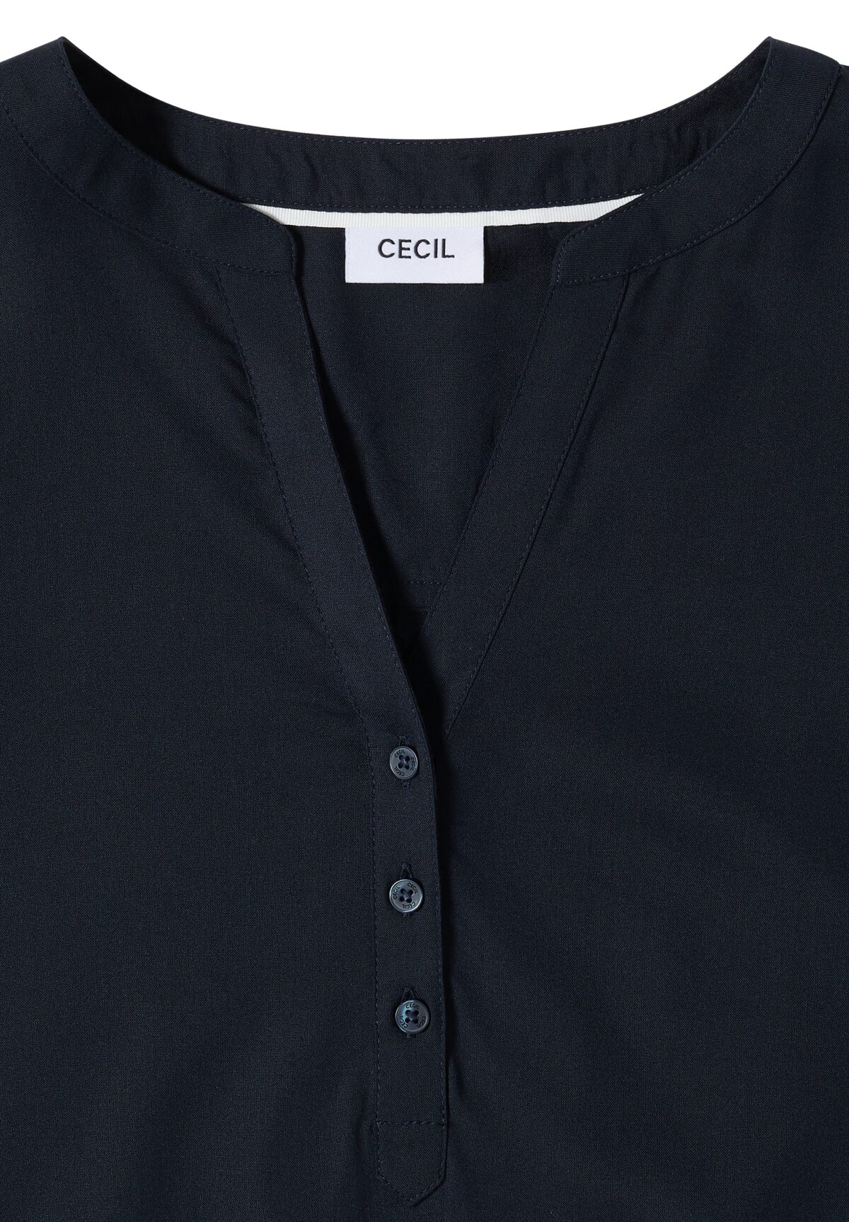 CECIL NOS Solid Splitneck Blouse – Bild 4