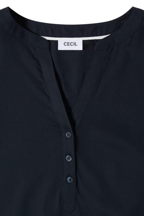CECIL NOS Solid Splitneck Blouse – Bild 4