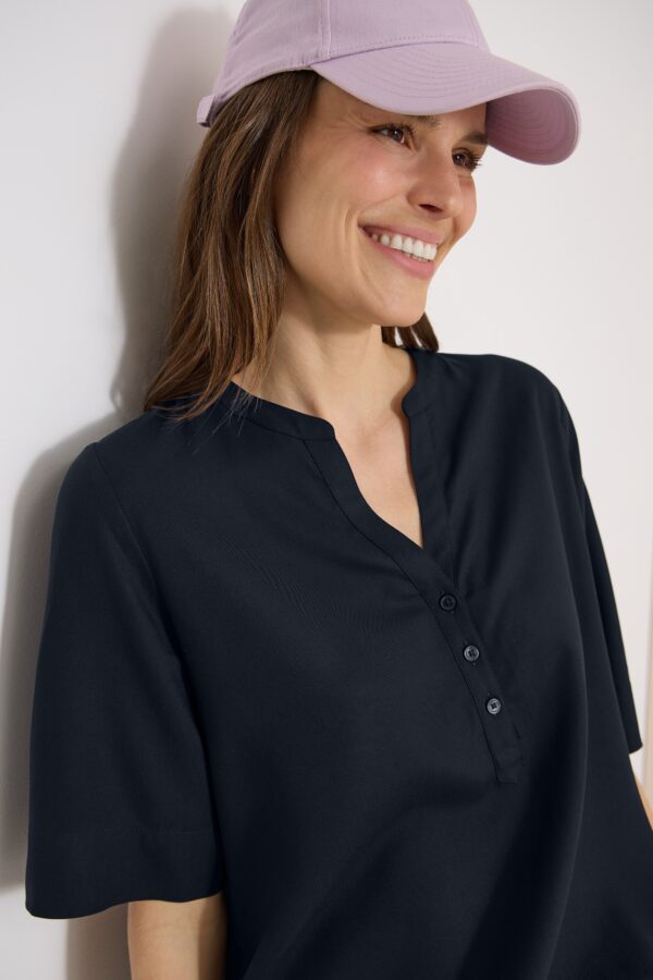 CECIL NOS Solid Splitneck Blouse – Bild 5