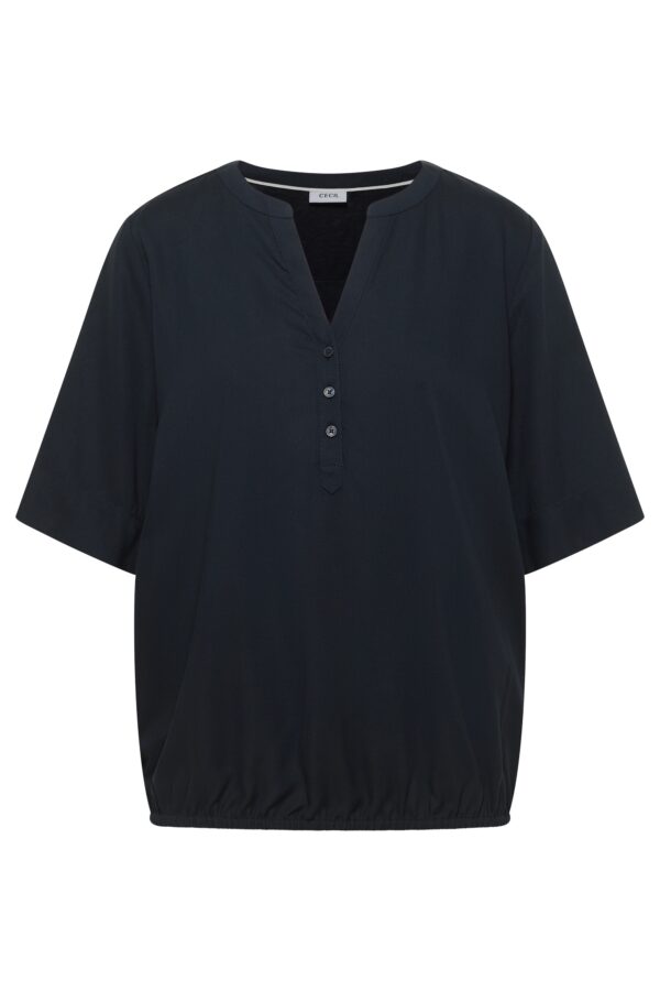 CECIL NOS Solid Splitneck Blouse – Bild 6