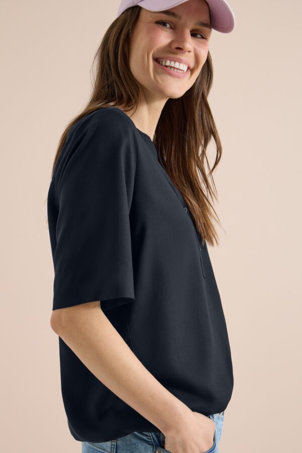 CECIL NOS Solid Splitneck Blouse – Bild 7