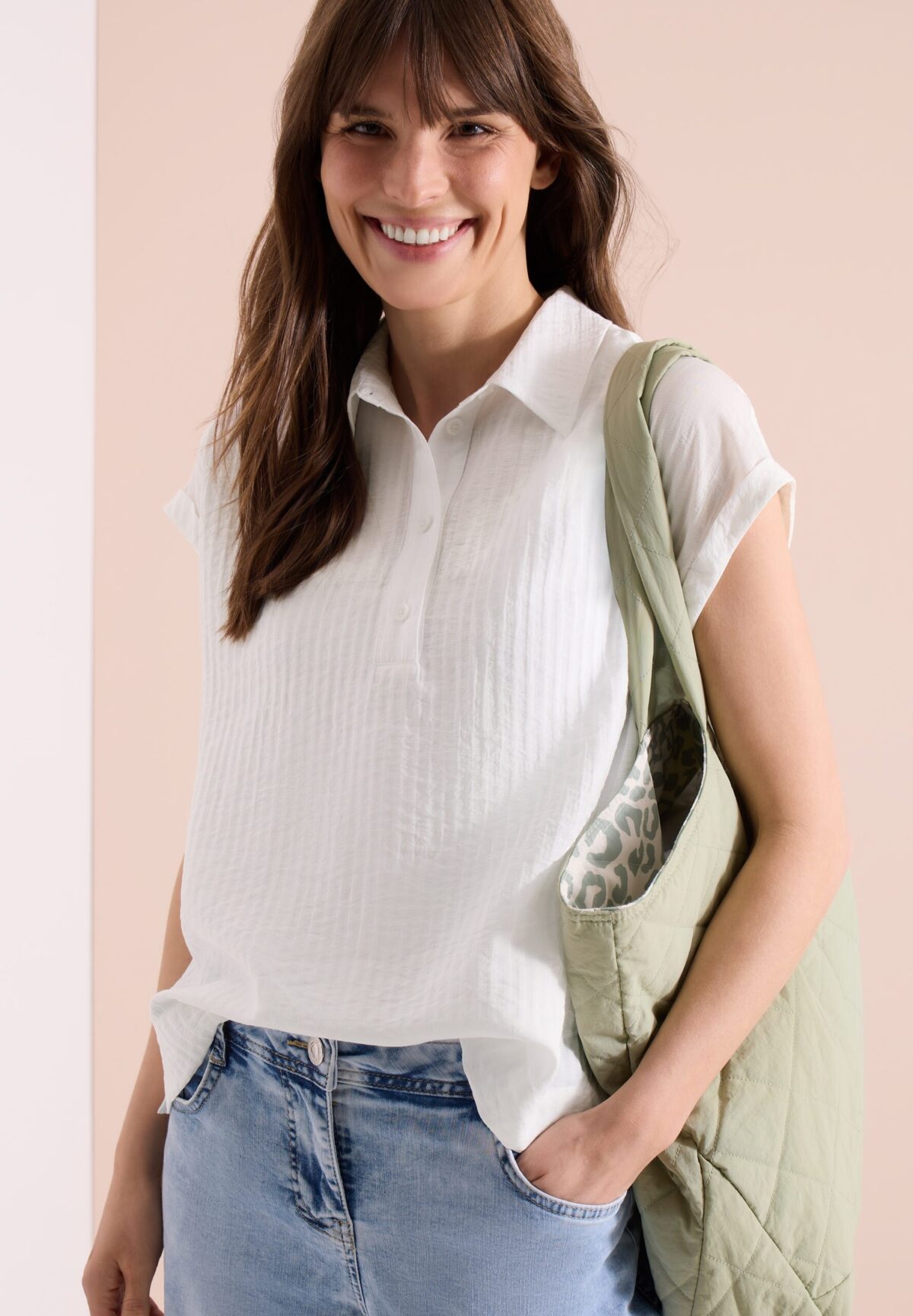 CECIL TOS Solid Collar Blouse – Bild 1