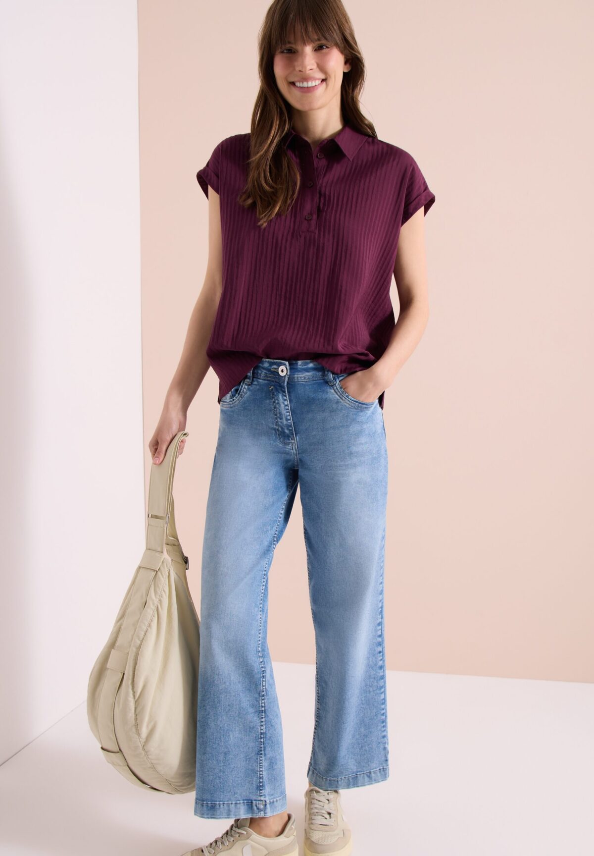 CECIL TOS Solid Collar Blouse – Bild 2