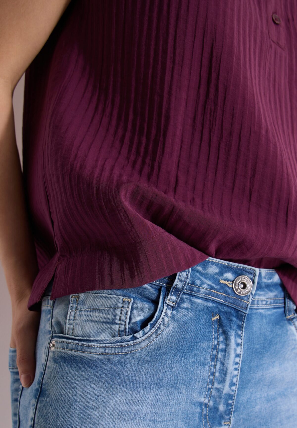 CECIL TOS Solid Collar Blouse – Bild 7