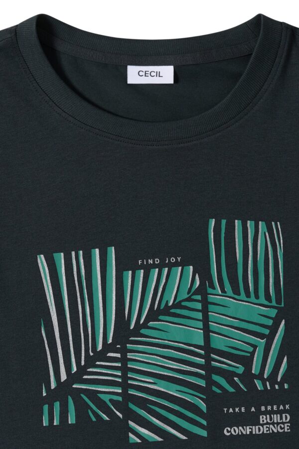 CECIL Leaves FP T-Shirt – Bild 4