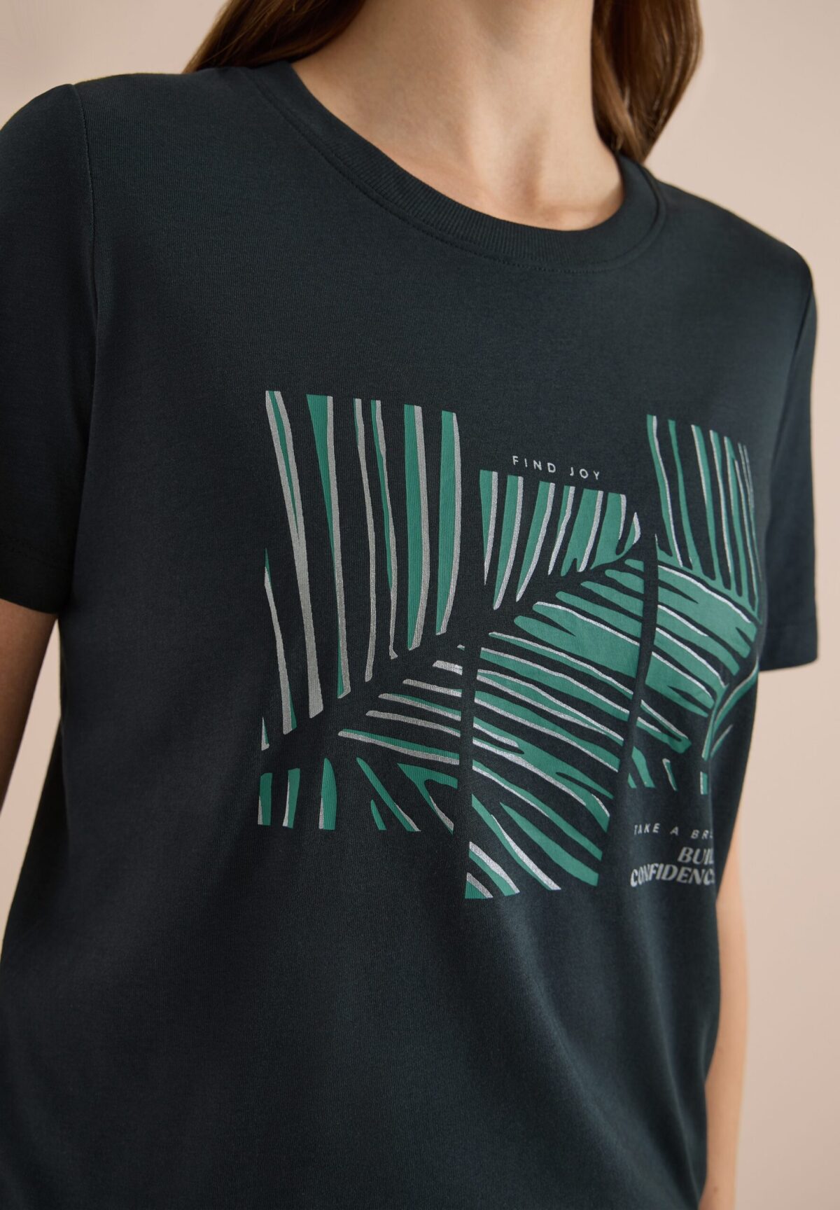 CECIL Leaves FP T-Shirt – Bild 5