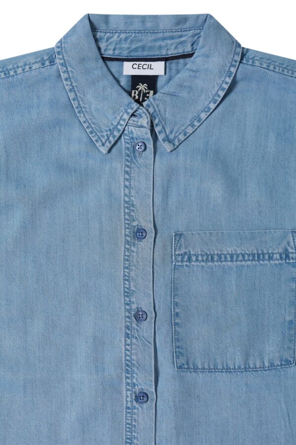 CECIL TOS Denim Look Blouse – Bild 4