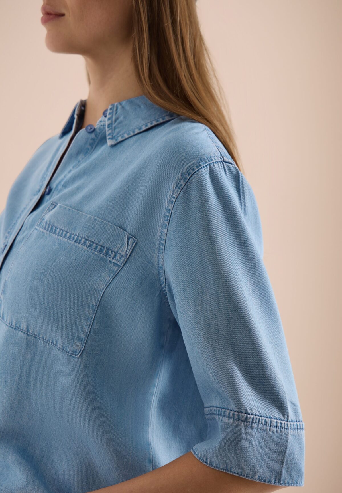 CECIL TOS Denim Look Blouse – Bild 5